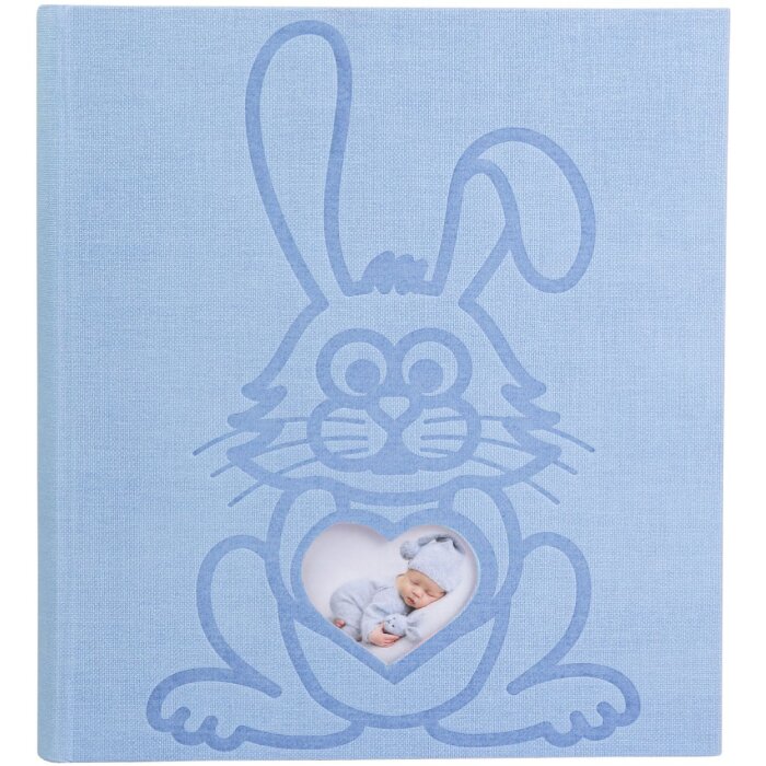 Фотоальбом Exacompta TEDDY 29x32 см 60 страниц голубой с кроличьим мотивом