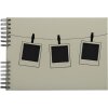 Exacompta 16824E Фотоальбом на спиральном переплете 32x22 см 50 черных страниц светло-зеленый