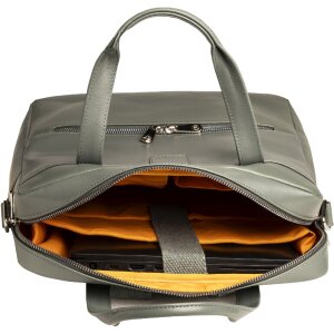 Exacompta 17236E Рюкзак для ноутбука Lady Exactive кожаный 33x35x16 см серый 14 дюймов