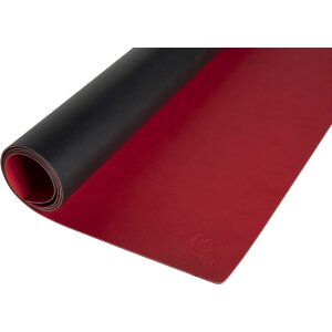 Exacompta 29121E Килимок для столу 35x60 см гнучкий PU двоколірний чорно-червоний