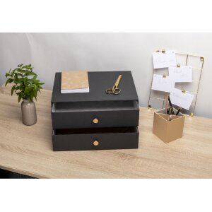 Exacompta Box 2 ящика OfficeByMe черный