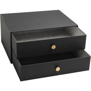 Exacompta Box 2 ящика OfficeByMe черный