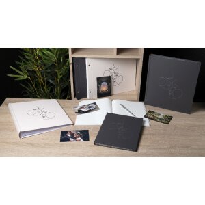 Exacompta 47688E Гостевая книга 100 страниц 27x22 см цвет слоновая кость черный