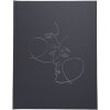Exacompta 47688E Гостевая книга 100 страниц 27x22 см цвет слоновая кость черный