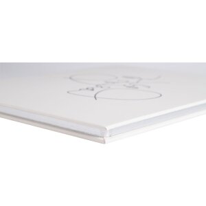 Exacpta 47689E Гостьова книга 100 сторінок срібло 27x22см слонова кістка