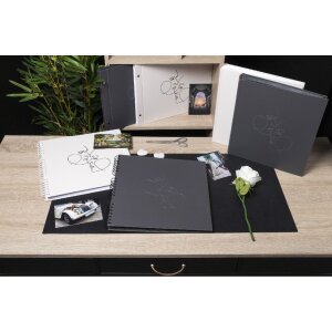Exacompta 60248E Альбом на винтах 40 страниц черный 37x29 см арт. черный