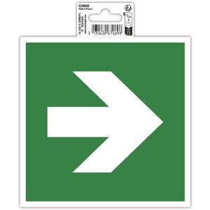 Exacompta 67069B Інформаційна табличка самоклеюча біла...