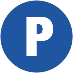 Информационный знак Exacompta Частная автостоянка 30 см...