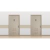 Информационная табличка Exacompta самоклеящаяся алюминиевая look ladies 16,5x4,4 см серая