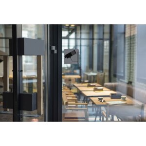Exacompta 67180E Самоклеюча табличка відеоспостереження 7,5х7,5 см сіра