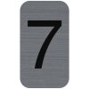 Exacompta 67187E Информационная этикетка самоклеящаяся №7 2,5x4,4 см серая