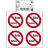 Exacompta 67042B Табличка без реклами 10x10 см самоклеюча ПВХ