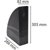 Exacompta 182014D Папка для журналов MAG-CUBE ECOBlack черная A4+ пластик