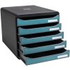 Exacompta 30934D Комод Big Box 5 шухляд Skandi тихоокеанський синій А4+