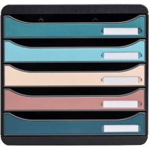 Exacompta 309606D Комод Big Box 5 шухляд Scandi кольори в...