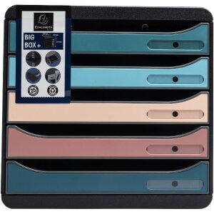 Exacompta 309606D Комод Big Box 5 шухляд Scandi кольори в...
