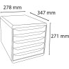 Exacompta 309606D Комод Big Box 5 шухляд Scandi кольори в асортименті