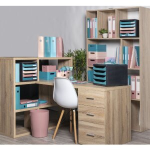 Exacompta 31034D Комод Big Box 4 шухляди Skandi тихоокеанський синій А4+