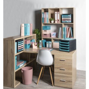 Exacompta 31034D Комод Big Box 4 шухляди Skandi тихоокеанський синій А4+
