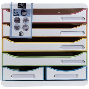 Комод Exacompta BIG BOX MAXI White Harlequin 6 шухляд для...
