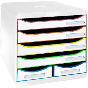 Комод Exacompta BIG BOX MAXI White Harlequin 6 ящиков для...
