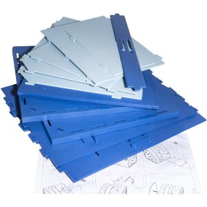 Exacompta 394202D Настільний органайзер Bee Blue Темно-синій Світло-блакитний