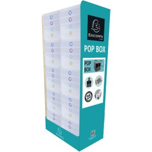Тумба Exacompta Chromaline 4 ящика POP-BOX для документов формата A4+
