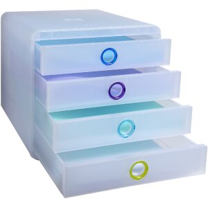 Тумба Exacompta Chromaline 4 ящика POP-BOX для документов формата A4+