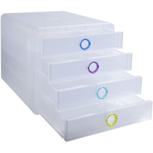 Тумба Exacompta Chromaline 4 ящика POP-BOX для документов формата A4+