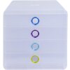 Тумба Exacompta Chromaline 4 ящика POP-BOX для документов формата A4+