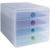 Тумба Exacompta Chromaline 4 ящика POP-BOX для документов формата A4+