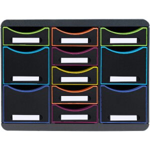 Тумба Exacompta STORE BOX MULTI 11 ящиков черная офисная...