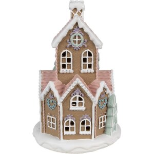 Clayre & Eef 6PR4308 Украшение дом со светодиодами Ø 14x22 см / 3xAAA