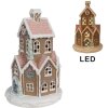 Clayre & Eef 6PR4308 Украшение дом со светодиодами Ø 14x22 см / 3xAAA
