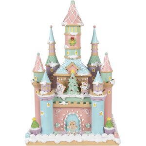 Clayre & Eef 6PR4262 Украшение Замок 27x18x42 см