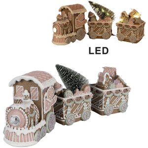 Clayre Eef Рождественское украшение LED поезд пряник...