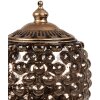 Світлодіодний ліхтар Clayre Eef з бронзового скла Boho Ø 10x20 см 2xAAA батарейки