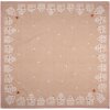 Clayre Eef скатерть пряничный домик 100x100 см коричневый хлопок стиль кантри