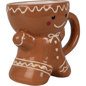 Керамічна кружка Clayre & Eef Кружка Пряниковий...