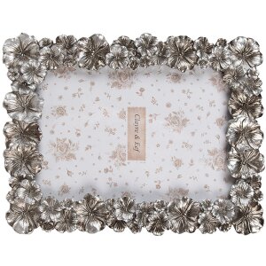 Clayre & Eef 2F1173 Фоторамка 17x2x22 см серебро Винтажный стиль