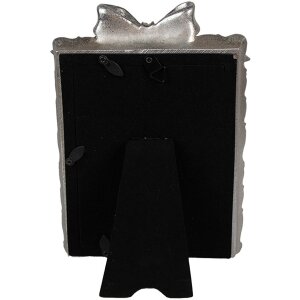 Фоторамка Clayre & Eef 2F1178 срібляста 14x3x21 см 10x15 см Романтична