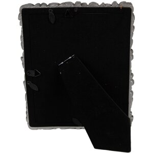 Фоторамка Clayre & Eef 2F1182 сріблястого кольору 17x2x21 см в стилі ретро-вінтаж