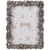 Фоторамка Clayre & Eef 2F1182 сріблястого кольору 17x2x21 см в стилі ретро-вінтаж