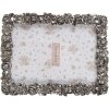 Фоторамка Clayre & Eef 2F1182 сріблястого кольору 17x2x21 см в стилі ретро-вінтаж