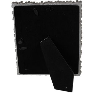 Clayre & Eef 2F1183 Фоторамка серебряного цвета 18x2x23 см Ретро-цветочный дизайн