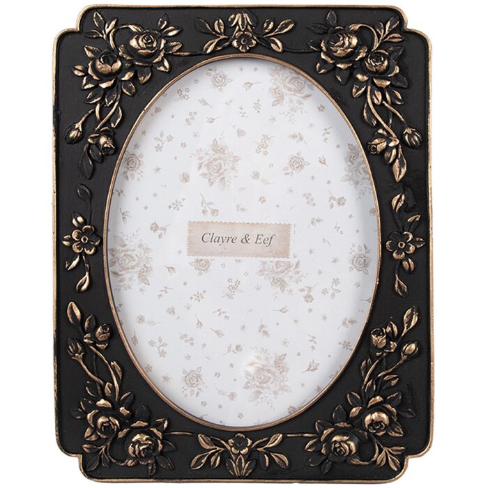 Фоторамка Clayre & Eef 2F1184 Black Vintage 13x18 см 17x2x22 см