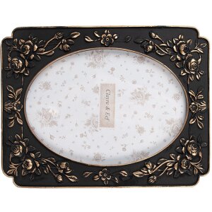 Фоторамка Clayre & Eef 2F1184 Black Vintage 13x18 см 17x2x22 см