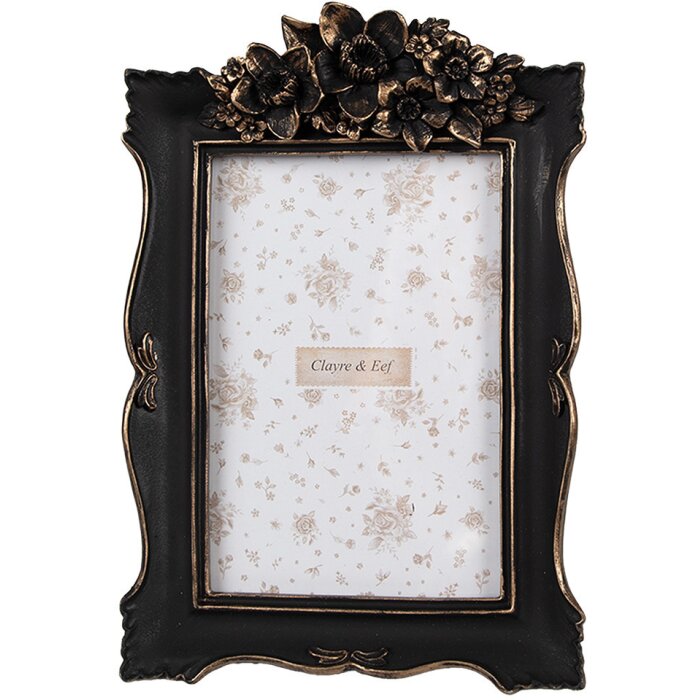 Фоторамка Clayre & Eef 2F1185 Black Antique 15x3x22 см для фотографій 10x15 см