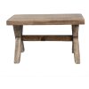 Clayre & Eef 6H2315 Стіл для рослин деревяний коричневий 24x13x14 см, богемний стиль