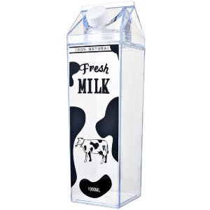 Clayre & Eef 65707 Пляшка для пиття 1000 мл 8x8x26 см